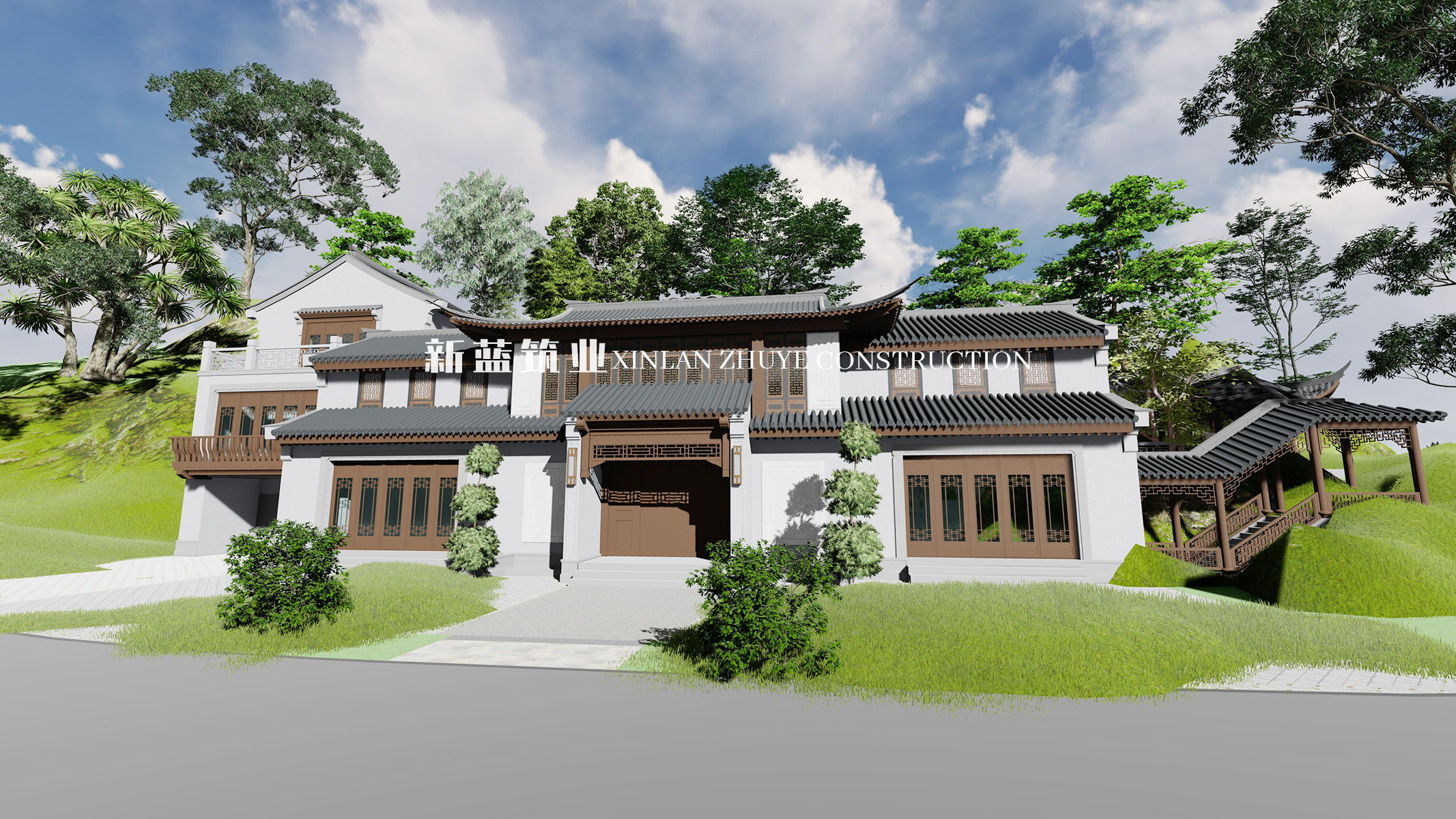 四川/成都自建房设计公司_农村自建房施工_自建房设计_新蓝筑业